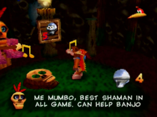 Screenshot from Banjo Kazooie on N64