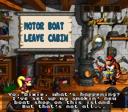 Screenshot from Donkey Kong Country 3 (1996, SNES)